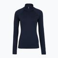 Bluză termoactivă pentru femei Smartwool Classic Thermal Merino Base Layer 1/4 Zip Boxed deep navy