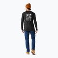 Longsleeve pentru bărbați  Smartwool Merino Hemp Blend Gear Up Graphic black heather 2
