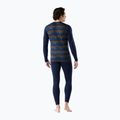 Bluză termică cu mâneci lungi pentru bărbați Smartwool Merino 250 Baselayer Crew Boxed deep navy geo peaks 2