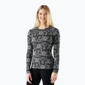 Bluză termică pentru femei Smartwool Merino 250 Baselayer Crew Boxed black deco floral