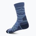Șosete Smartwool Hike Light Cushion Mountain Pattern Crew nightfall blue 2