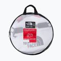 Geantă de voiaj The North Face Base Camp Duffel S 50 l alb/negru/roșu înălțime 2