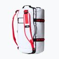 Geantă de voiaj The North Face Base Camp Duffel S 50 l alb/negru/roșu înălțime 3