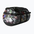 Geantă de voiaj The North Face Base Camp Duffel S 50 l black alpine floral