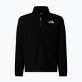 Bluză fleece pentru copii The North Face Teen Glacier 1/4 Zip black