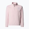 Bluză fleece pentru copii The North Face Teen Glacier 1/4 Zip pale blossom
