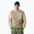 Bluză pentru bărbați The North Face Yumiori 1/4 Zip mushroomgrey/gravel/mochabrown