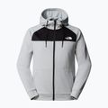 Hanorac pentru bărbați  The North Face Reaxion Fleece Full Zip Hoodie high rise grey light heather