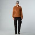 Bluză  pentru bărbați The North Face Glacier Fleece 1/4 Zip burnt umber 2