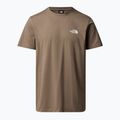 Tricou pentru bărbați The North Face Simple Dome mocha brown 3