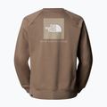 Bluza bărbați The North Face Raglan Box Nse Crew mocha brown/mushroom gr 2