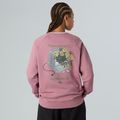 Bluză pentru femei The North Face Connect Relaxed Crew Graphic nostalgia rose 2