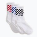 Șosete Vans Classic Check Crew 3 perechi white 2