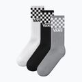 Șosete Vans Classic Check Crew 3 perechi black/white