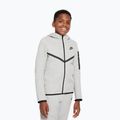 Bluză pentru copii Nike Sportswear Tech Fleece dark grey heather/black/black