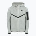 Hanorac pentru copii Nike Sportswear Tech Fleece Full-Zip dark grey heather/black/black 9