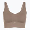 Sutien de antrenament Nike Alate Medium Support Longline mink brown/white 8