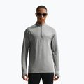 Bluză de alergare pentru bărbați Nike Stride 1/4 Zip Dri-Fit smoke grey/heather