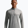 Bluză de alergare pentru bărbați Nike Stride 1/4 Zip Dri-Fit smoke grey/heather 5