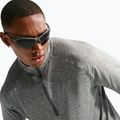 Bluză de alergare pentru bărbați Nike Stride 1/4 Zip Dri-Fit smoke grey/heather 7