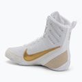 Încălțăminte de box Nike Machomai 3 white/metallic gold 3