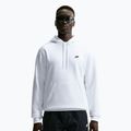 Bluză pentru bărbați Nike Club Pullover Hoodie white/white/black
