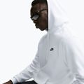 Bluză pentru bărbați Nike Club Pullover Hoodie white/white/black 4