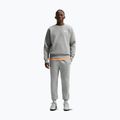 Pantaloni pentru bărbați Nike Club Cuffed Brushed dark grey heather/light smoke grey/white 2