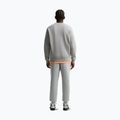 Pantaloni pentru bărbați Nike Club Cuffed Brushed dark grey heather/light smoke grey/white 3