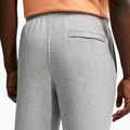 Pantaloni pentru bărbați Nike Club Cuffed Brushed dark grey heather/light smoke grey/white 5