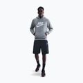 Bluză pentru bărbați Nike Club Pullover Hoodie dark grey heather/light smoke grey/white 2
