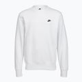 Bluză pentru bărbați Nike Club Fleece Crew white/black 7