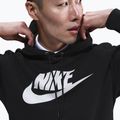 Bluză pentru bărbați Nike Club Pullover Hoodie black/black/white 4