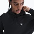 Bluză pentru bărbați Nike Club Pullover Hoodie black/black/white 5