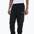 Pantaloni pentru bărbați Nike Club Cuffed Brushed black/black/white 4
