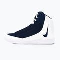 Încălțăminte de wrestling Nike Inflict 4 white/college navy 2