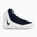 Încălțăminte de wrestling Nike Inflict 4 white/college navy 2