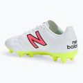 Încălțăminte de fotbal pentru bărbați New Balance 442's Academy V2 FG white/lime 3