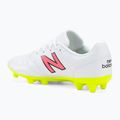 Încălțăminte de fotbal pentru copii New Balance 442's Academy V2 FG white/green 3