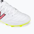 Încălțăminte de fotbal pentru copii New Balance 442's Academy V2 FG white/green 7