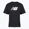 Tricou pentru femei New Balance Sport Jersey Relaxed Logo black/white
