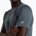 Tricou de alergare pentru bărbați New Balance Athletics Reflective graphite 4