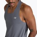 Bărbați New Balance Race Day Tank grafit alergare tank top 4