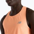 Bărbați New Balance Race Day Ultra Light Singlet hotmango alergare tank top 4