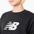 Tricou New Balance Sport Fleece Logo Crew pentru femei negru 4