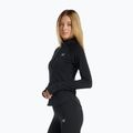 Tricou de alergare New Balance Harmony Half Zip negru pentru femei 3