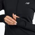 Tricou de alergare New Balance Harmony Half Zip negru pentru femei 5