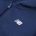 Bluză pentru copii New Balance Brush Back Small Logo Full Zip Hoodie nb navy 3