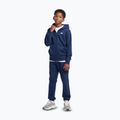 Bluză pentru copii New Balance French Terry Small Logo Full Zip Hoodie nb navy 2