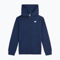 Bluză pentru copii New Balance French Terry Small Logo Full Zip Hoodie nb navy 6